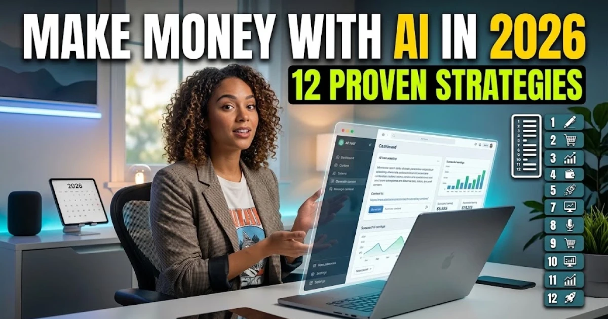 How to Make Money with AI in 2026 | 12 Proven Strategies