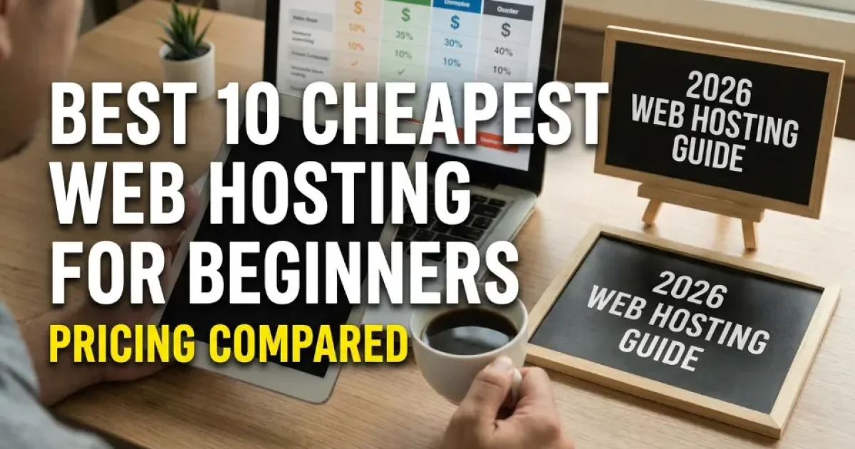 Best 10 Cheapest Web Hosting for Beginners in 2026